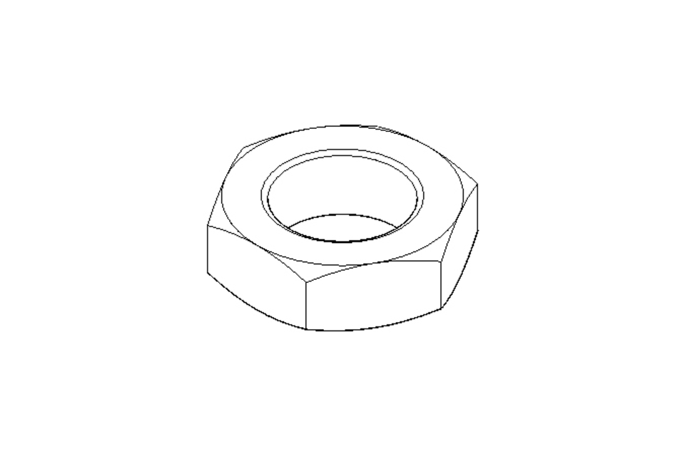 Écrou hexagonal M30x1,5 St-Zn DIN439