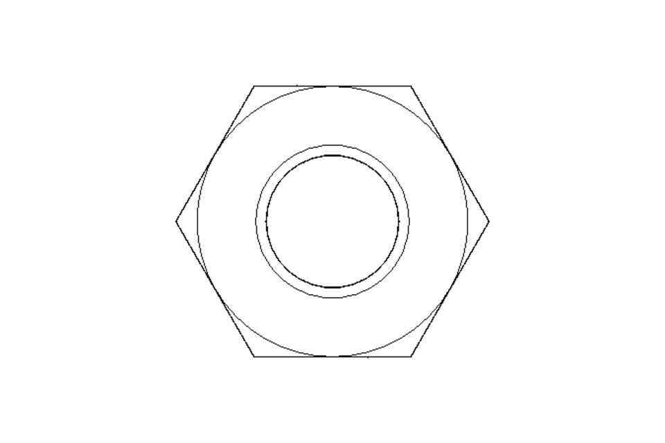 Écrou hexagonal M6 St-Zn DIN934