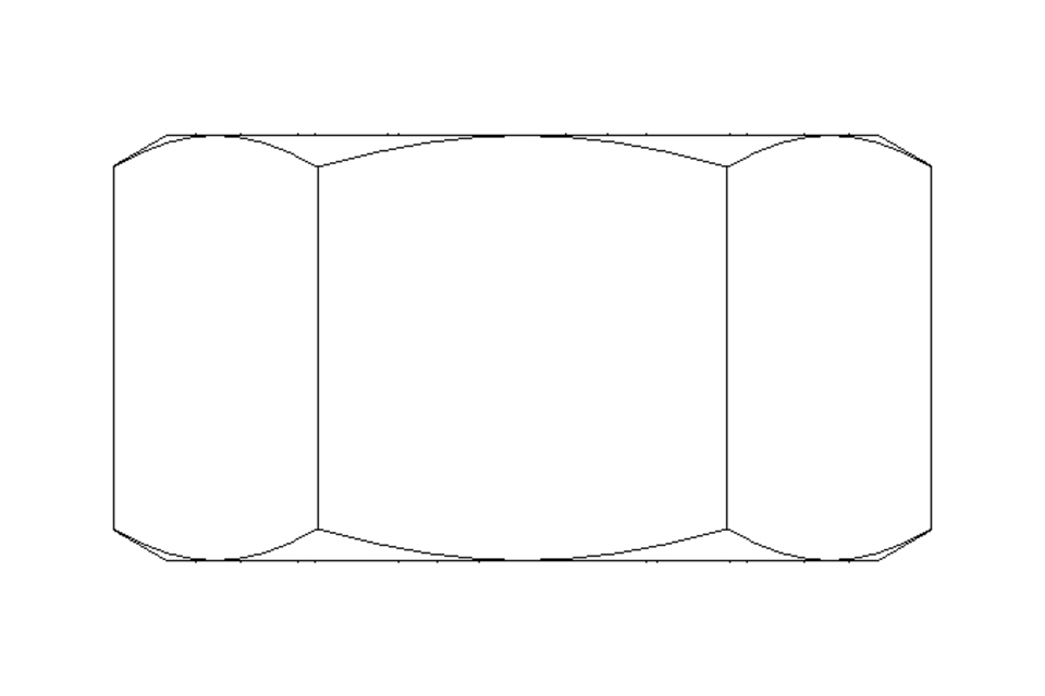 Hexagon nut M12x1.5 St-Zn DIN934