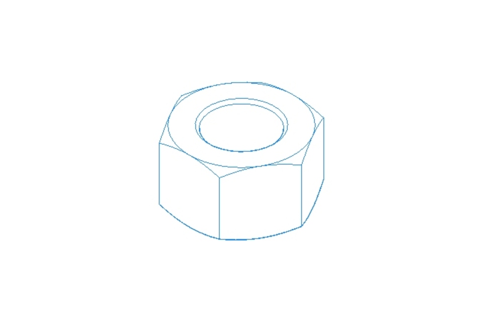 Hexagon nut M24 A2 DIN934