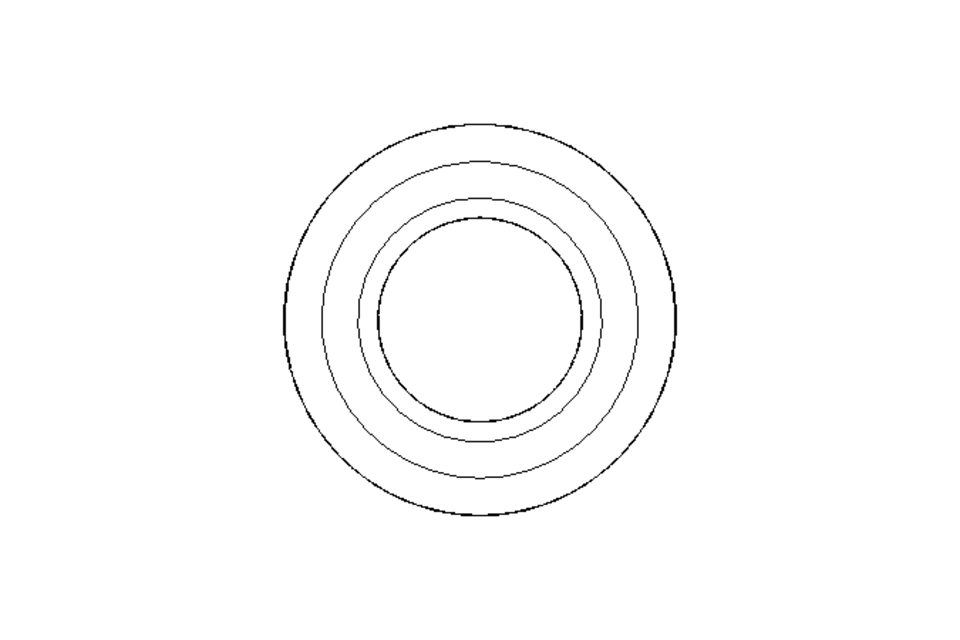 Threaded bush M5x7 St-Zn