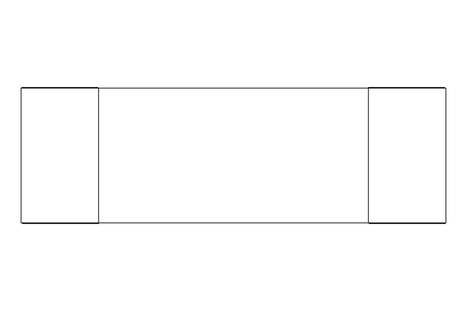 Passfeder DIN6885-1 B 22x8x7 1.4571