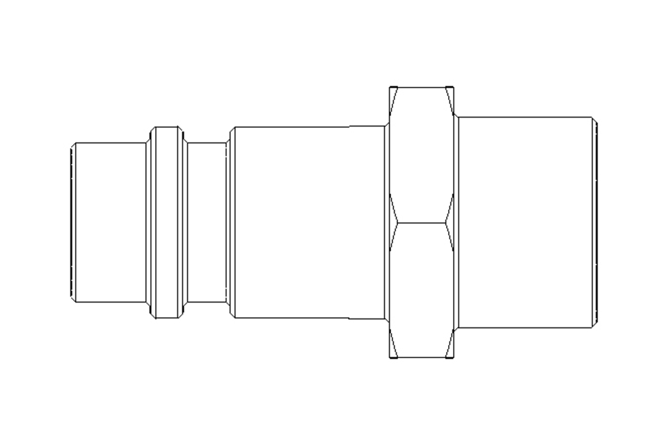 Coupling plug R1/4