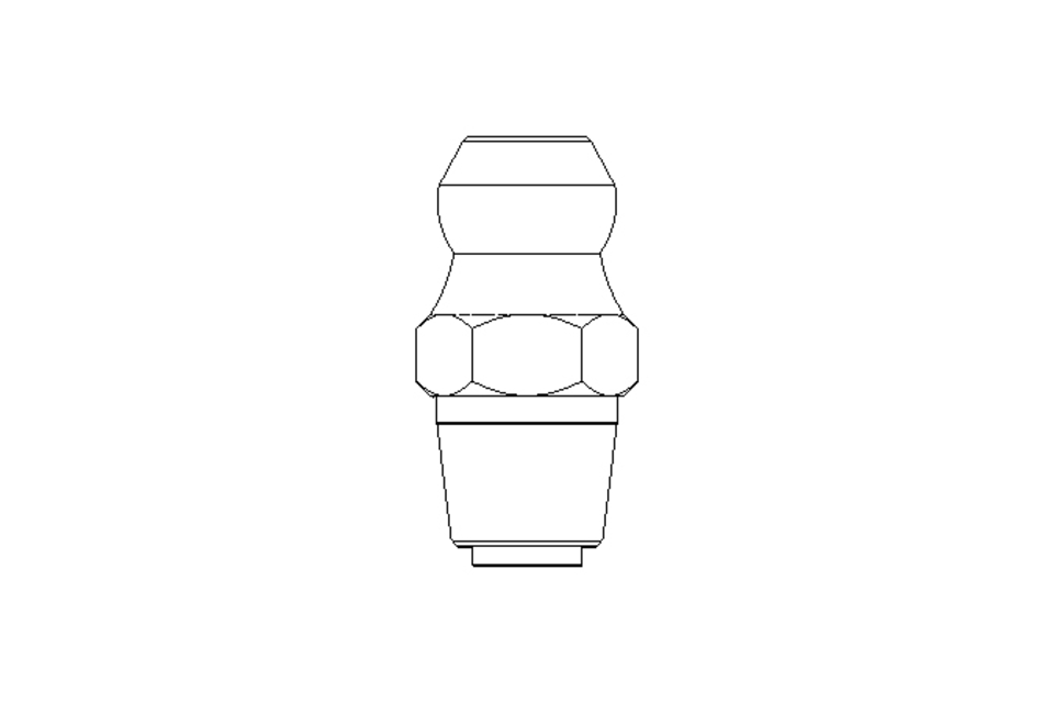 Grease fitting AM 6 DIN 71412