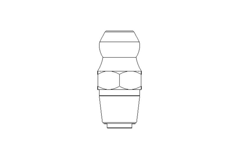 Grease fitting AM 6 DIN 71412