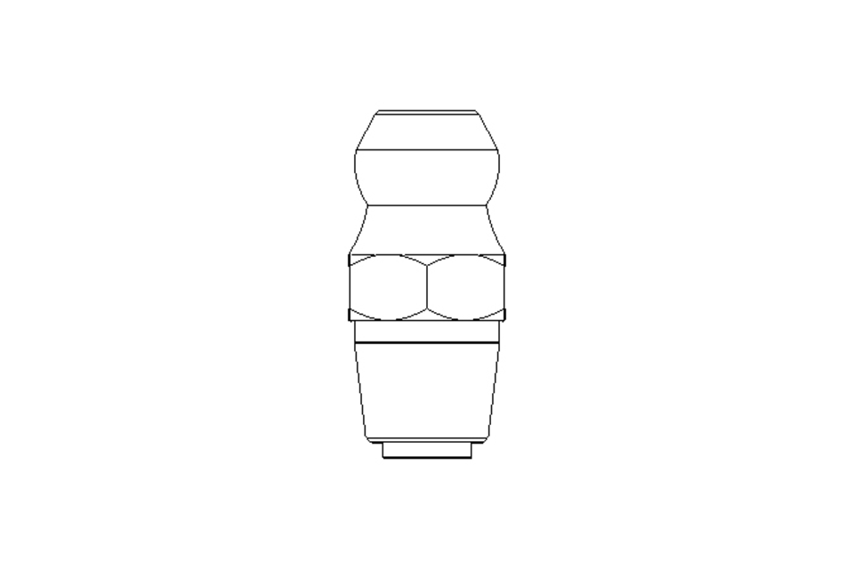 Grease fitting AM 6 DIN 71412