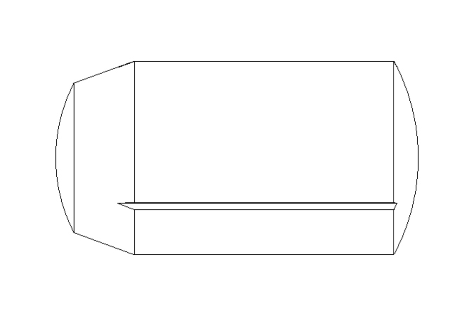 Straight grooved pin ISO8740 3x6 A2