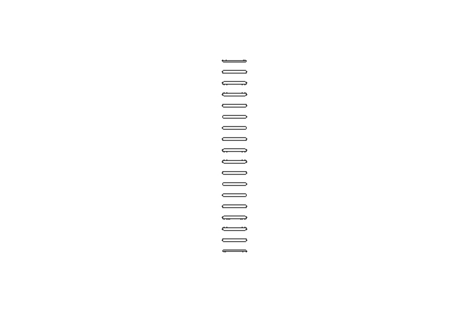 Pressure spring D1=5.5 D2=4.5 L=44.5