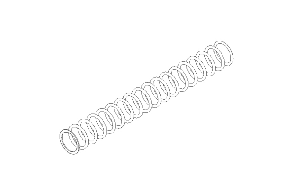 Pressure spring D1=5.5 D2=4.5 L=44.5