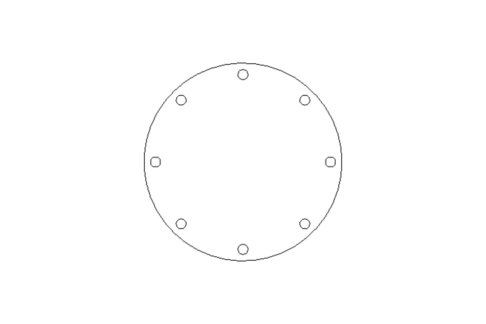 Blank flange