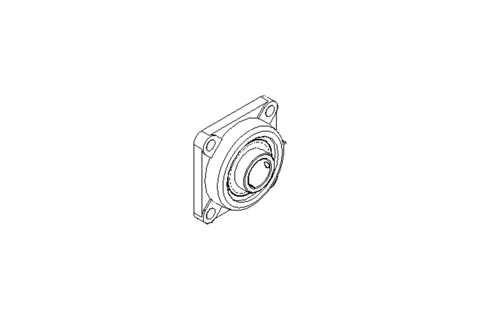 Flange bearing SUCF 35/44.4x116