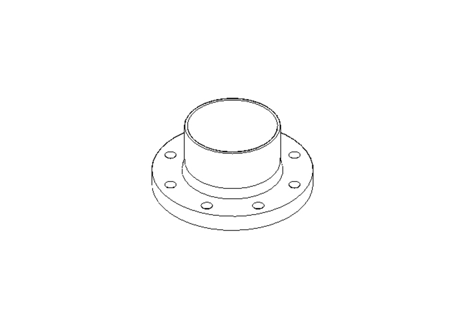 FLANGE DN80 ISO FORM R 1.4539