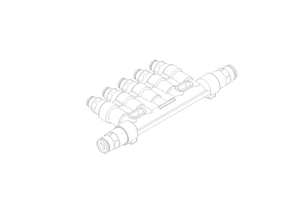 MANIFOLD  5-Fach, 10-10-10-3-6