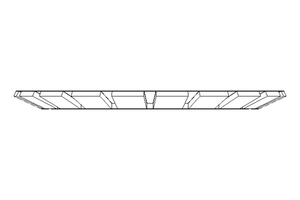 Frein d'écrou MB8 40x62 St-Zn DIN5406