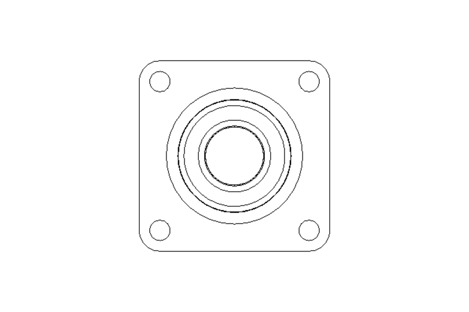 Cuscinetto flangiato PCF 40/43,7x130