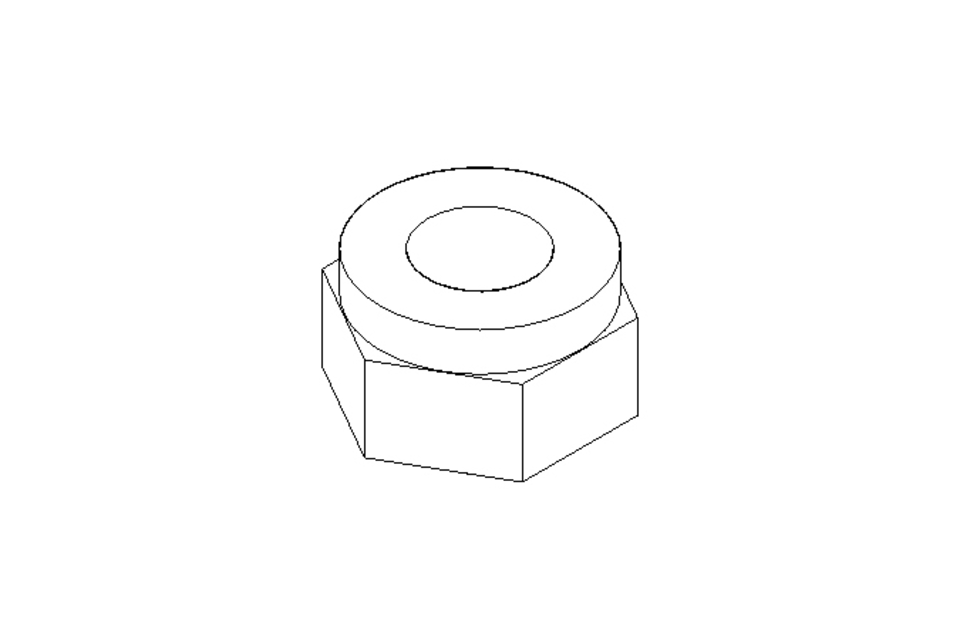 Hexagon nut M8 A4 DIN985