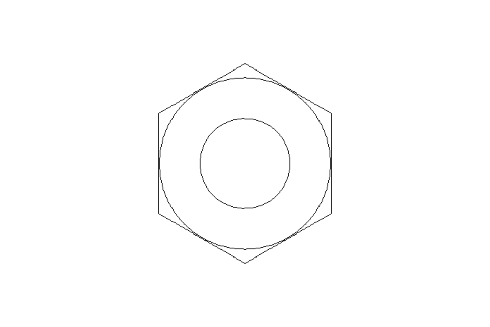 Écrou hexagonal M8 A4 DIN985