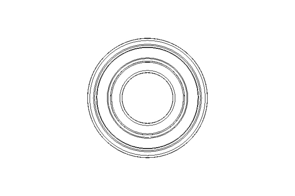 Rillenkugellager 62202 2RS 15x35x14