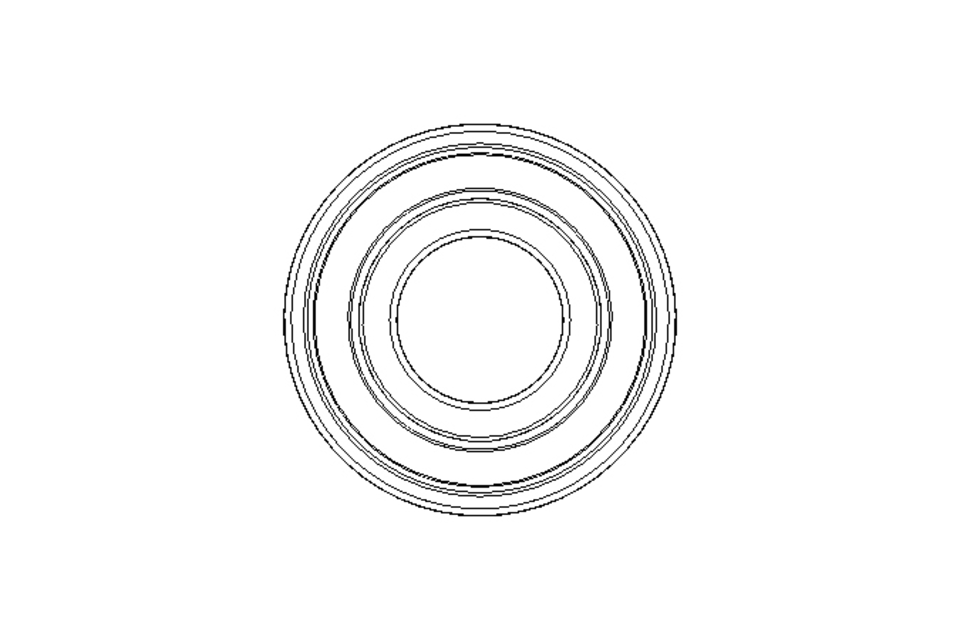 Rillenkugellager 62202 2RS 15x35x14