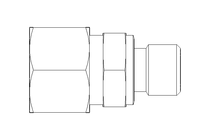 Raccord de tube L 12 G1/4" 1.4571