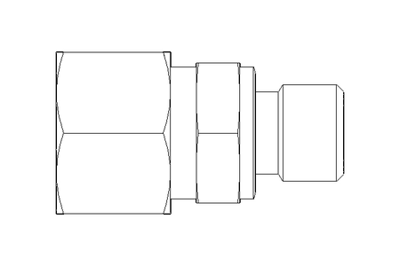 Raccord de tube L 12 G1/4" 1.4571