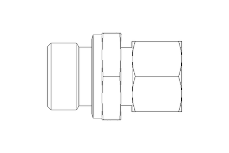 Conexão roscada de tubo L 12 G1/2"