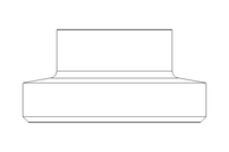 Raccord fileté SC DN40 CNS DIN11851