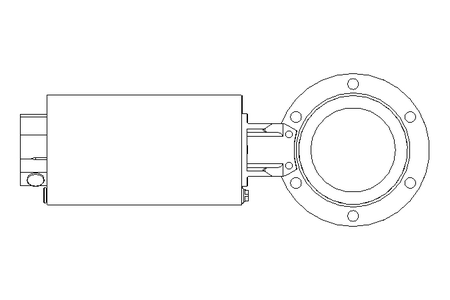 Zwischenflansch-Scheibenventil 1.4404
