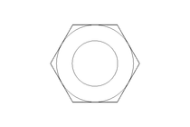 Hexagon nut M12x1,25 St-Zn DIN439