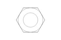 Hexagon nut M12x1,25 St-Zn DIN439