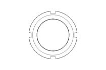 Slotted nut M30x1.5 ST