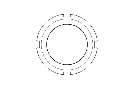 Гайка с пазом M30x1,5 ST