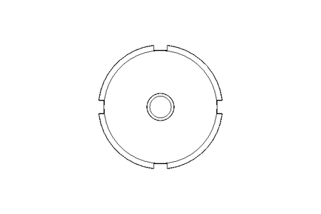 Cobertura cega DN50 CNS DIN 11851