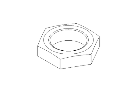 Гайка с трубной резьбой G3/4" A4 DIN431