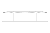 Гайка с трубной резьбой G3/4" A4 DIN431