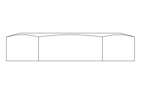 Гайка с трубной резьбой G3/4" A4 DIN431